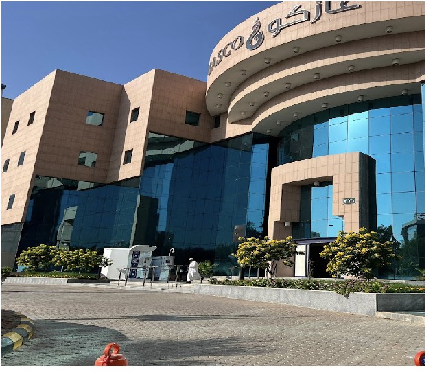 Saudi engineers reviewing operations at a modern LPG storage facility